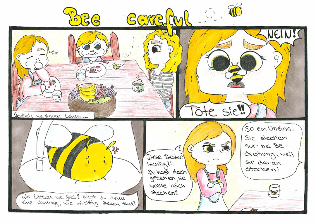 SWB Comic Bee careful