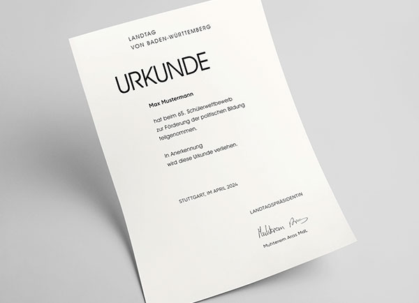 SWB Urkunde SWB Urkunde